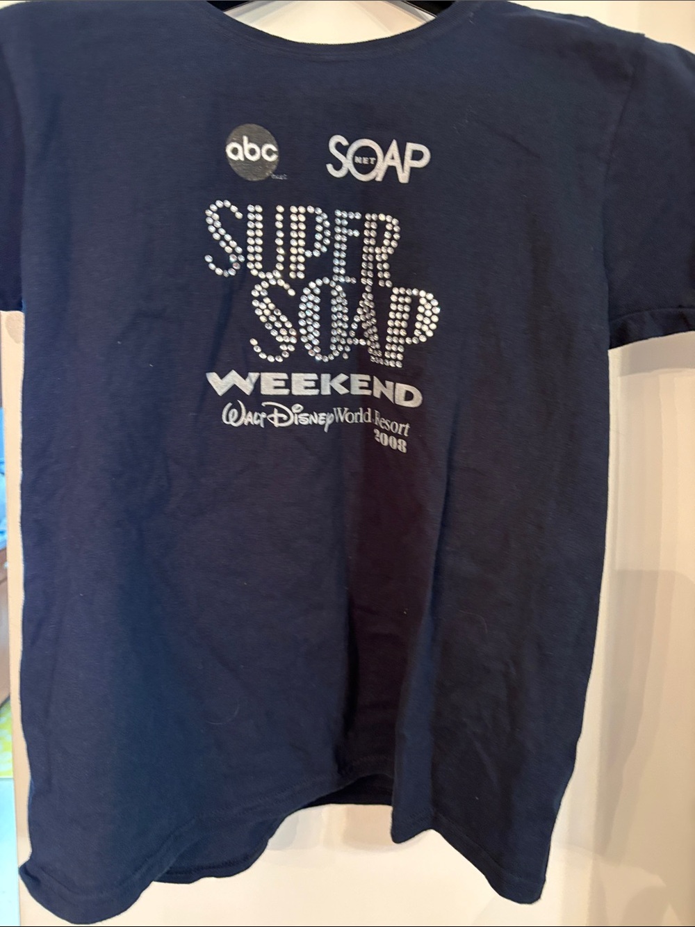 Walt Disney World -ABC Soap Super Soap Weekend Navy Graphic Tee